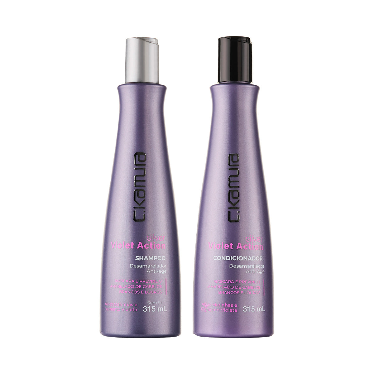 Kit C.Kamura Violet Action com Shampoo e Condicionador