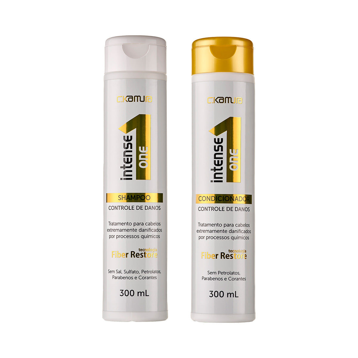 Kit C.Kamura Intense One 24K Shampoo com Condicionador