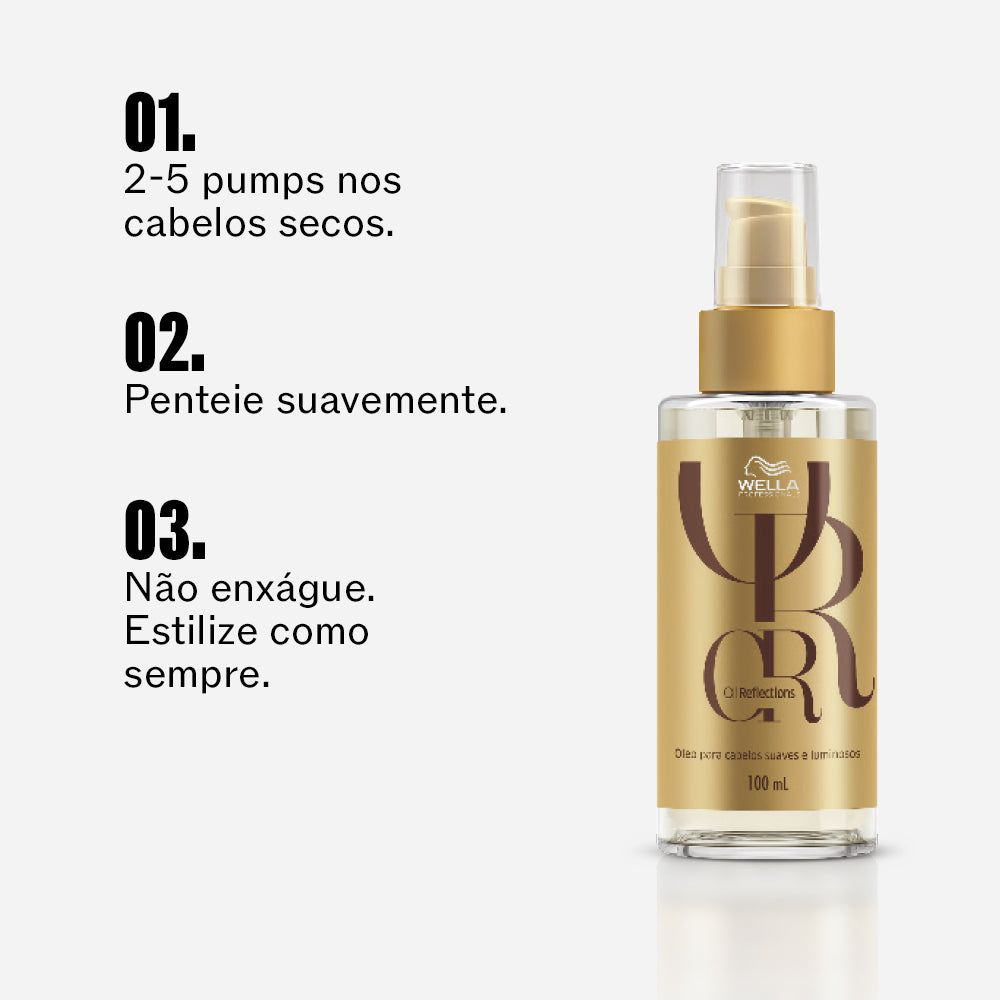 Óleo Capilar Professionals Oil Reflections Luminous Smoothening 100mL Wella