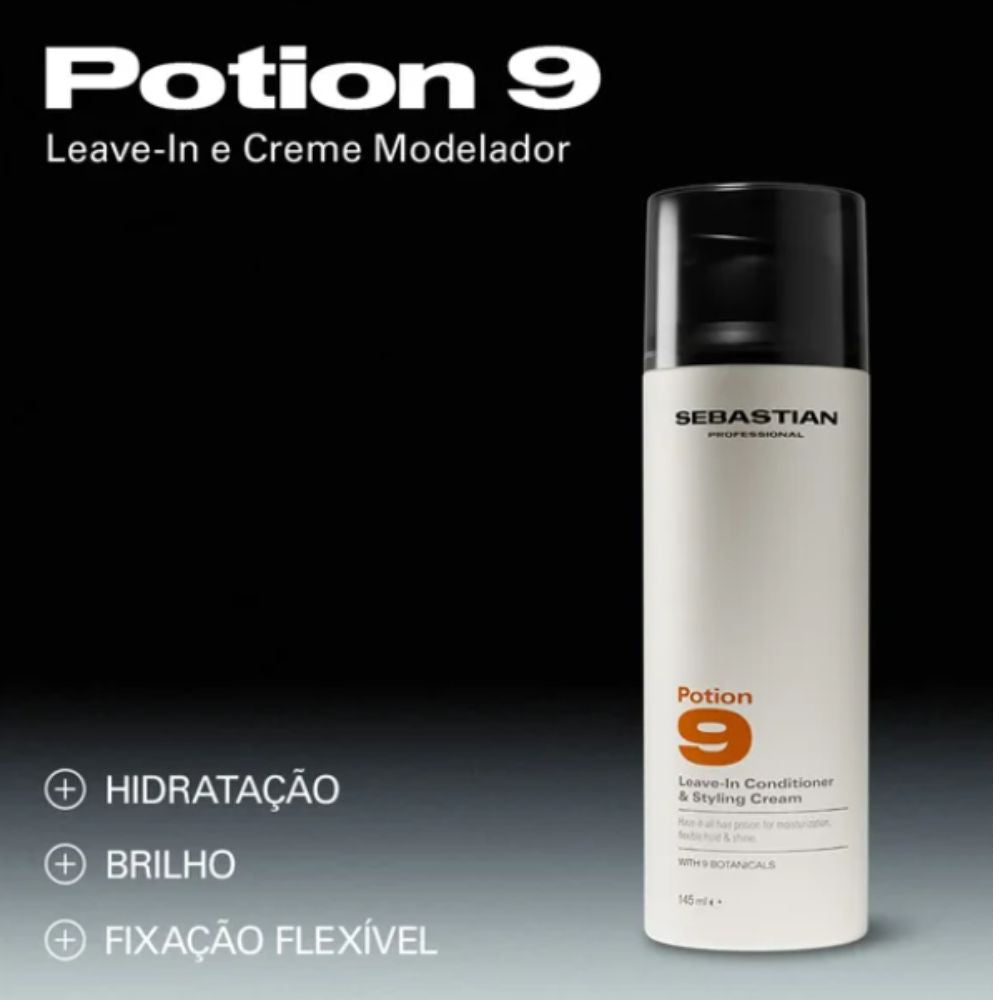 Creme Leave-in Sebastian Professionals Potion 9 Modelador Rejuvenescedor 145mL
