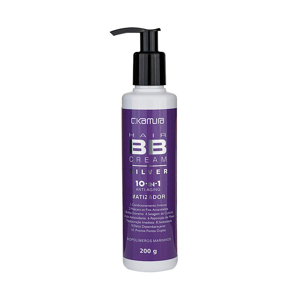 Matizador Hair BB Cream Silver Ckamura 10-IN-1 200g