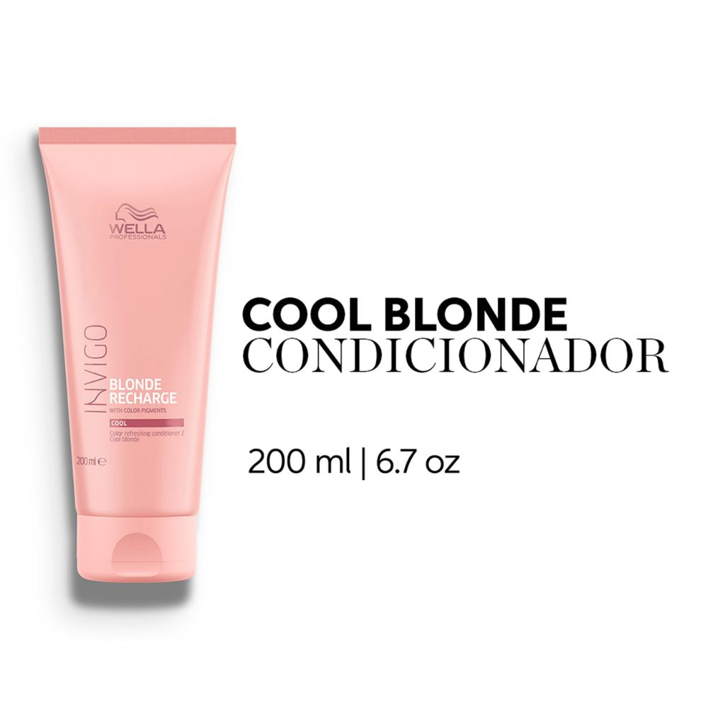Condicionador Wella Invigo Blonde Recharge Desamarelador 200mL