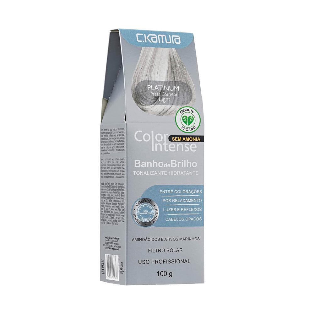 Kit 3 Tonalizantes C.Kamura Color Intense Platinum Banho De Brilho 100g