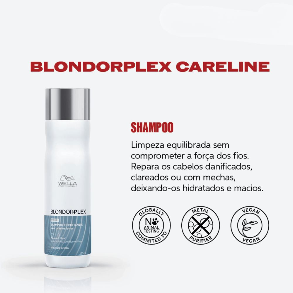 Shampoo Wella Professionals Blondorplex Fortalecedor 250mL