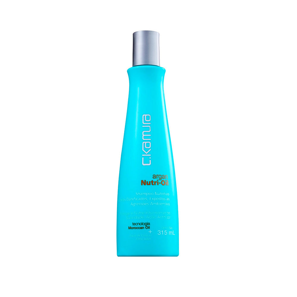 Kit C.Kamura Argan Nutri Oil 4 em 1 com Escova Espiral