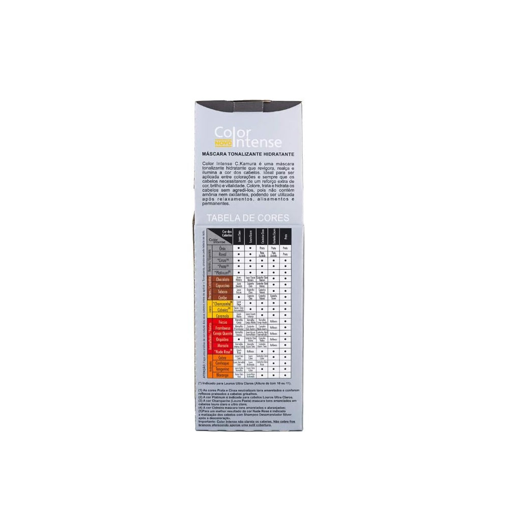 Kit 2 Tonalizantes C.Kamura Color Intense Platinum Banho De Brilho 100g