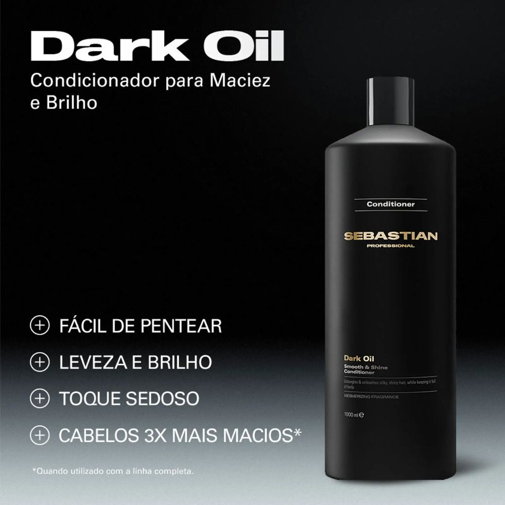 Condicionador Sebastian Professionals Dark Oil Maciez e Brilho 200mL