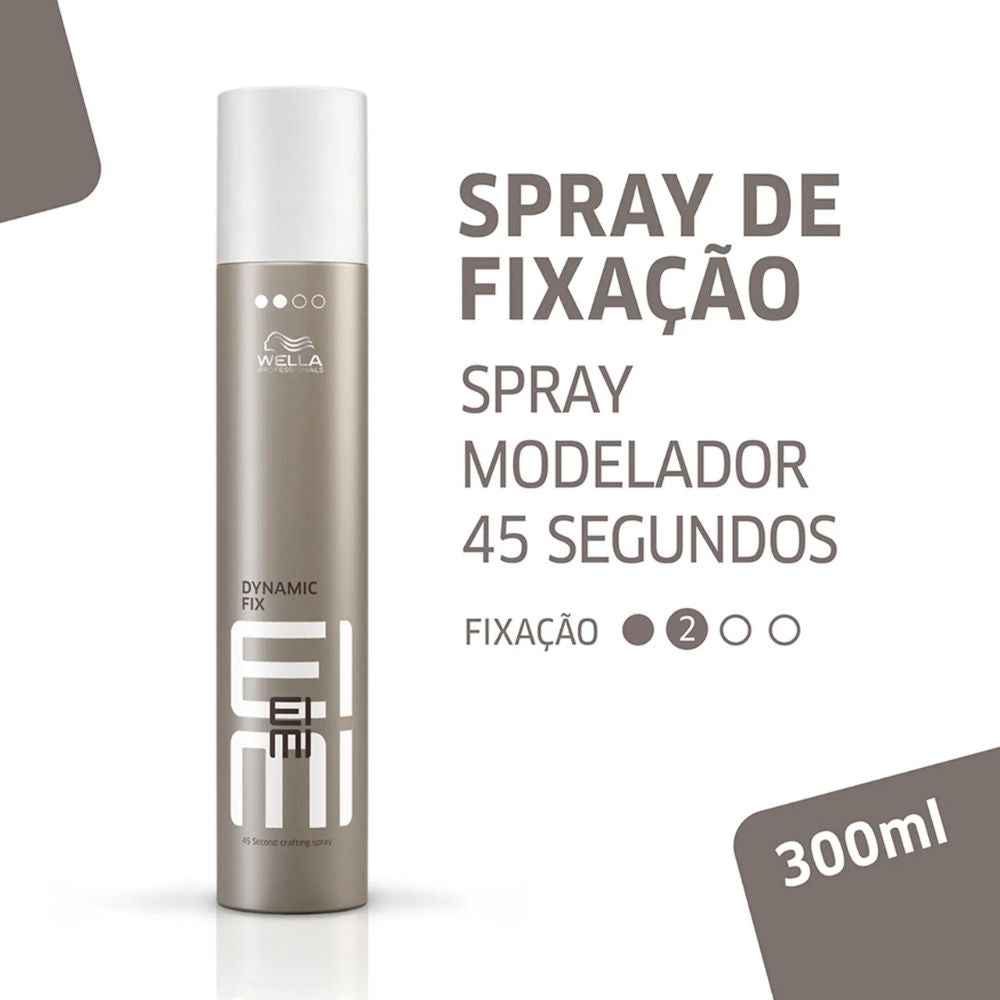 Spray Fixador Wella EIMI Dynamic Fix Fixação Flexível 300mL