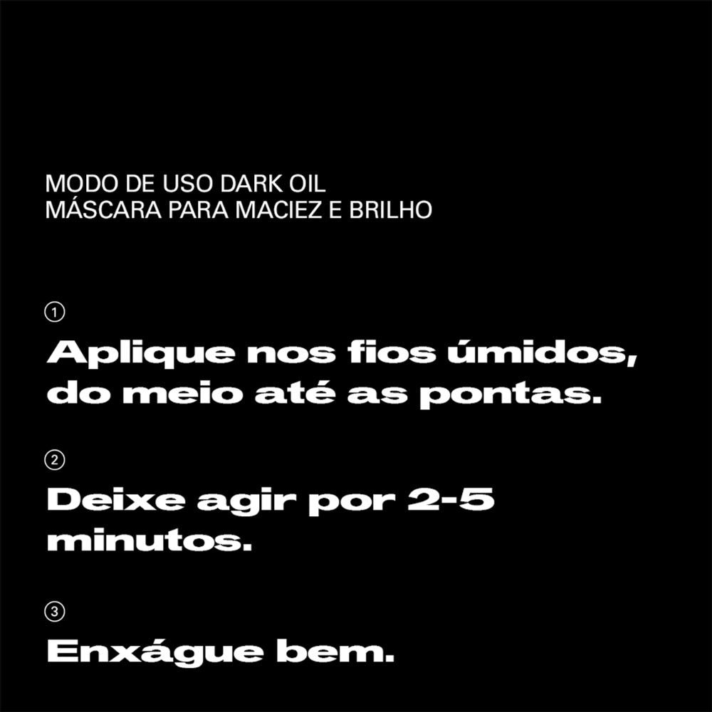 Máscara Capilar Sebastian Professionals Dark Oil Maciez e Brilho 145mL