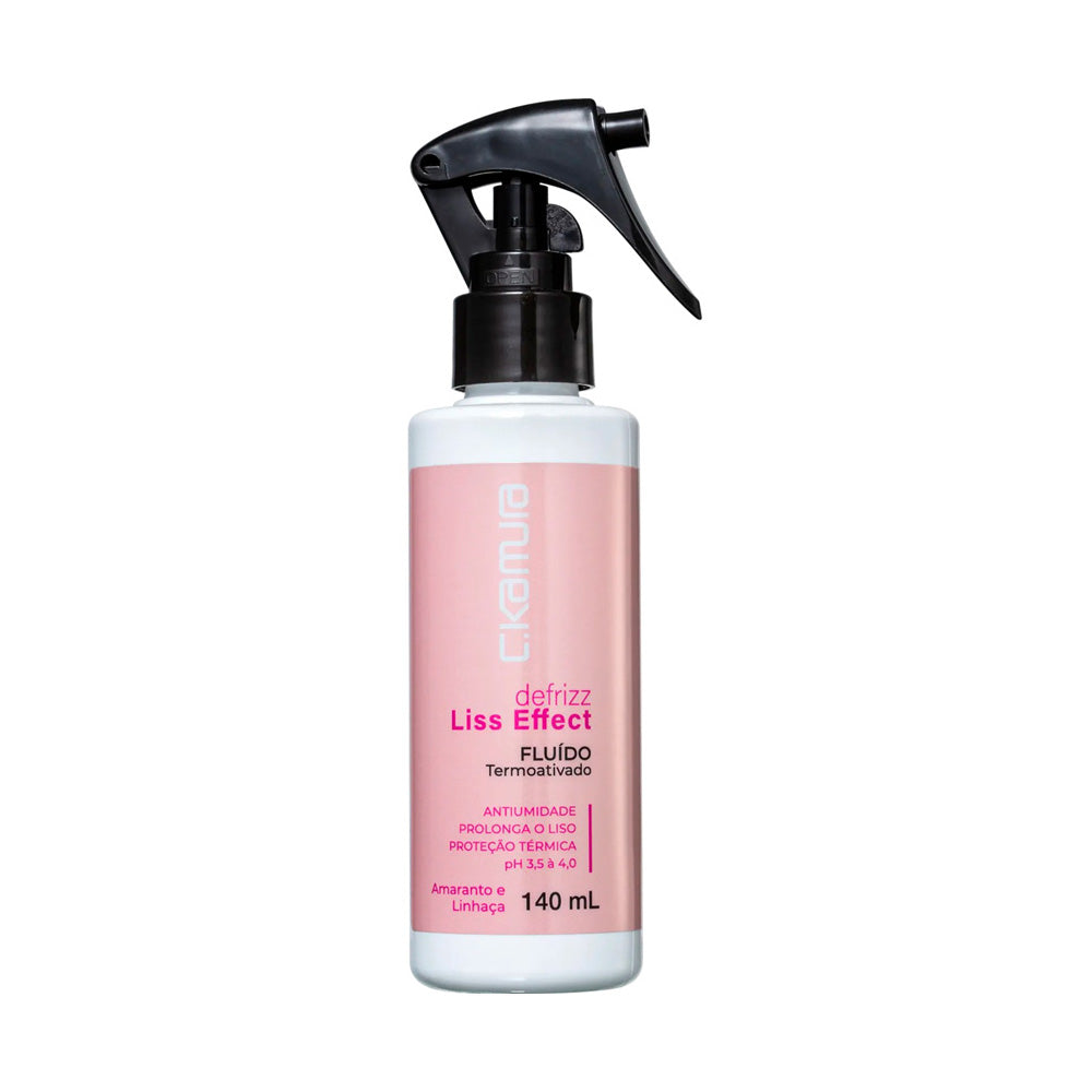 Kit Antifrizz Profissional C.Kamura Liss Effect 4 em 1 com Escova Hair Free