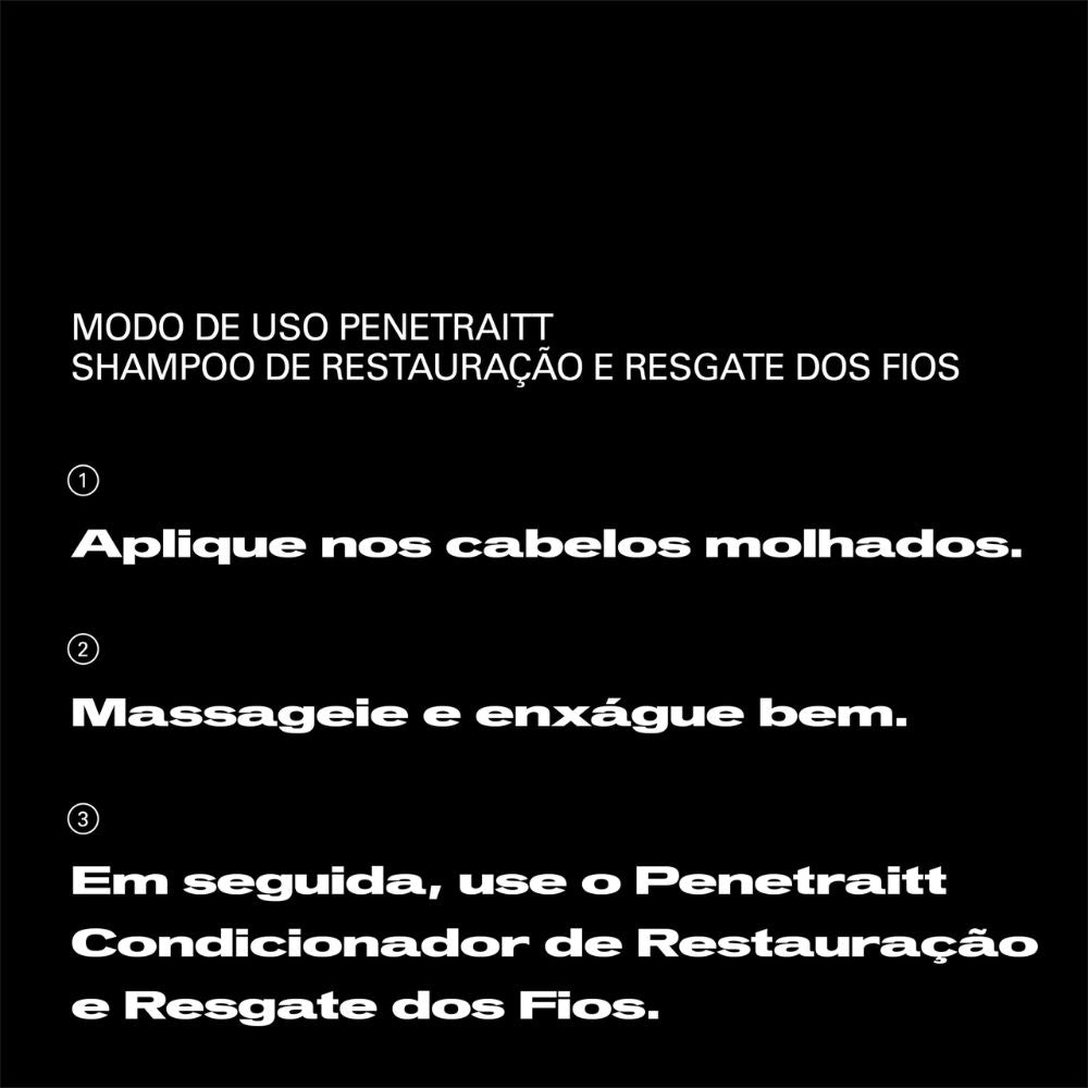 Shampoo Sebastian Professionals Penetraitt Reconstrução e Força 280mL