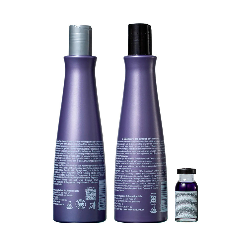 Kit Silver Violet Action C.Kamura Trio Treatment Matizadora