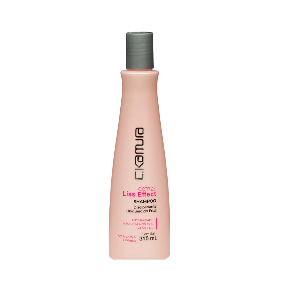 Kit C.Kamura  Defrizz com Shampoo, Condicionador e Escova Hair Free