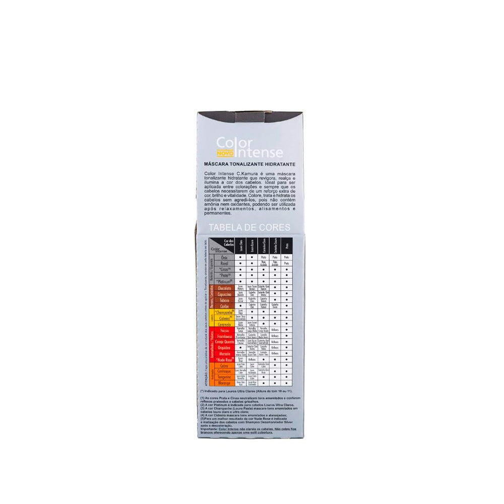 Kit 3 Tonalizantes C.Kamura Color Intense Prata Banho De Brilho 100g
