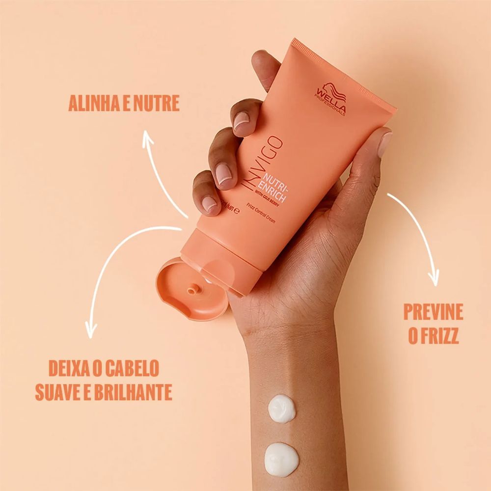 Creme para Pentear Wella Nutri-Enrich Antifrizz 150mL