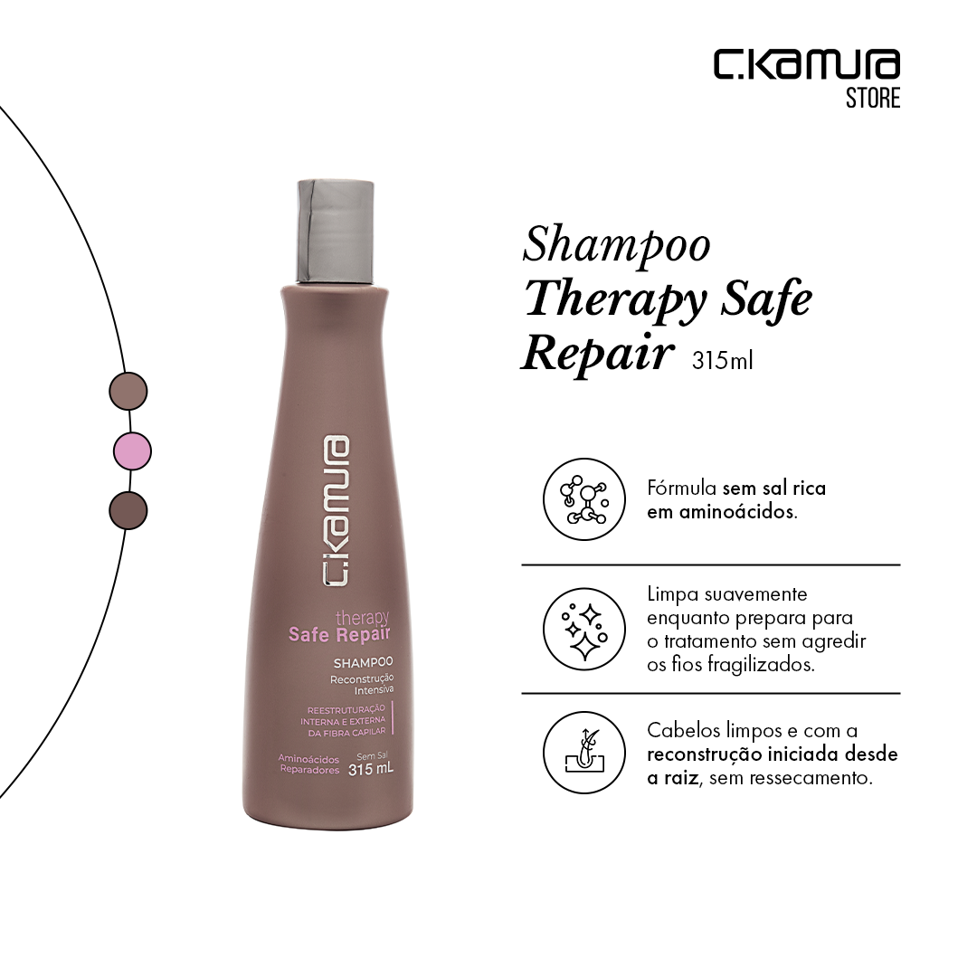 Shampoo Therapy Safe Repair C.Kamura Reconstrutor 315ml