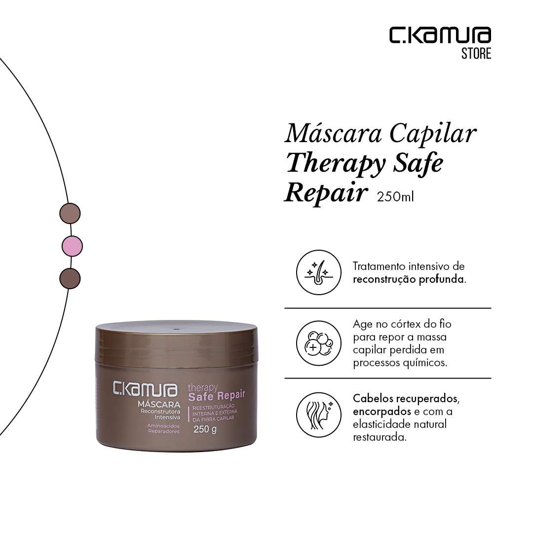 Máscara Capilar Therapy Safe Repair 250g C.Kamura