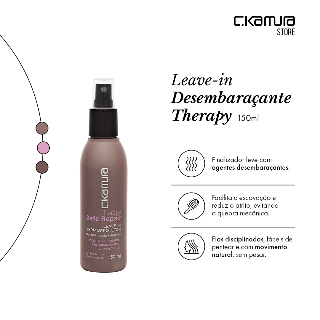 Leave-in C.Kamura Therapy Safe Repair Termoprotetor 150ml