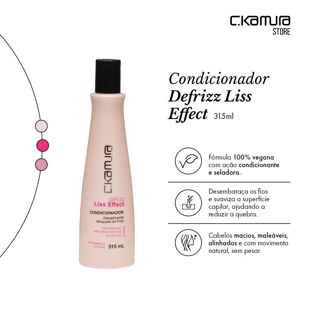 Condicionador Defrizz Liss Effect C.kamura 315ml