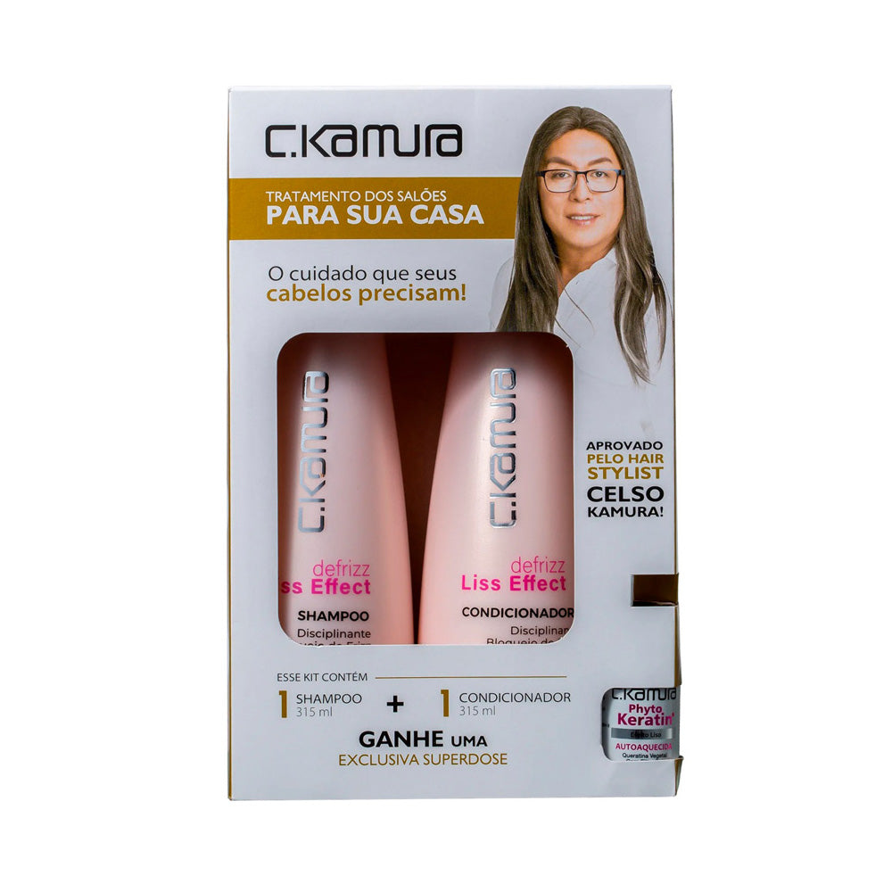 Kit Defrizz Liss Efect C.Kamura Trio Do Liso Perfeito