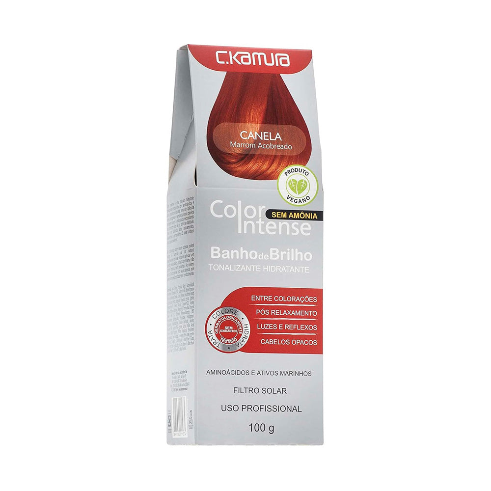 Kit 3 Tonalizantes C.Kamura Color Intense Canela Banho De Brilho 100g