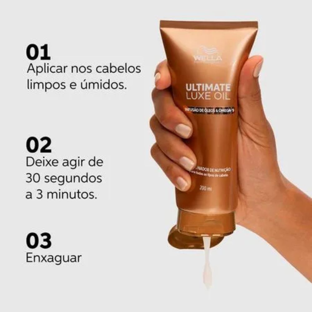 Condicionador Wella Ultimate Luxe Oil Nutrição e Brilho 200mL
