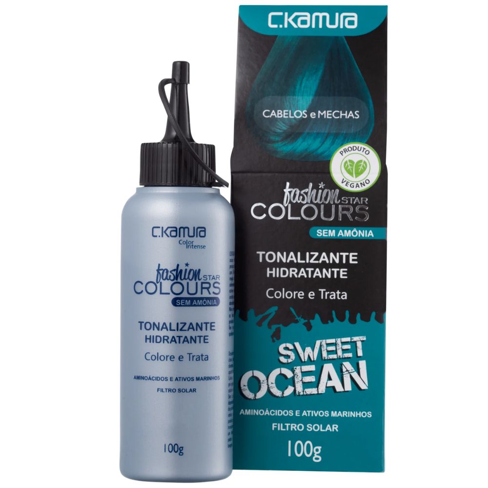 Tonalizante C.Kamura Color Intense Sweet Ocean Banho De Brilho 100g