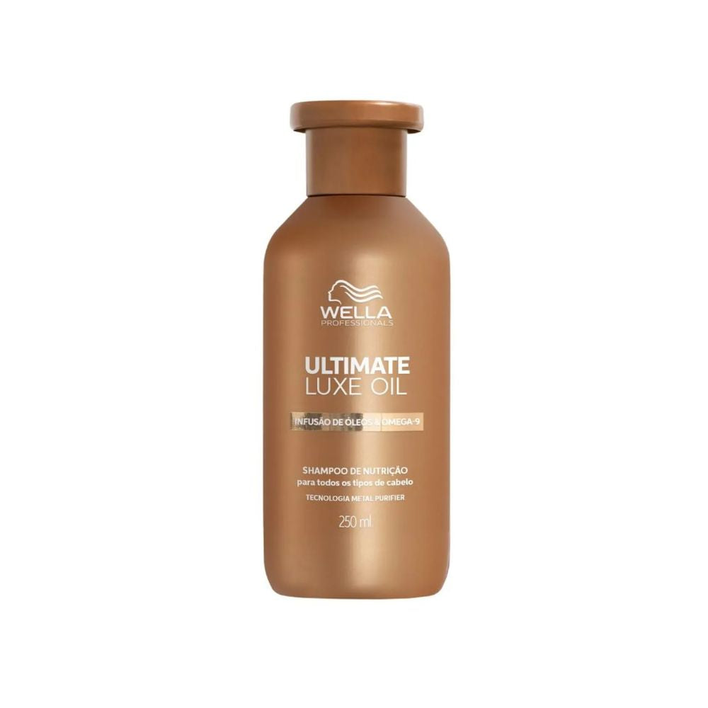 Shampoo Wella Ultimate Luxe Oil Nutrição e Brilho 250mL