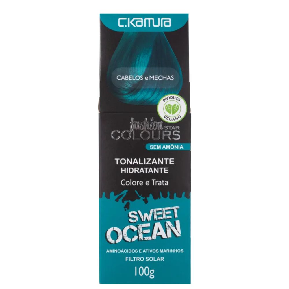 Tonalizante C.Kamura Color Intense Sweet Ocean Banho De Brilho 100g