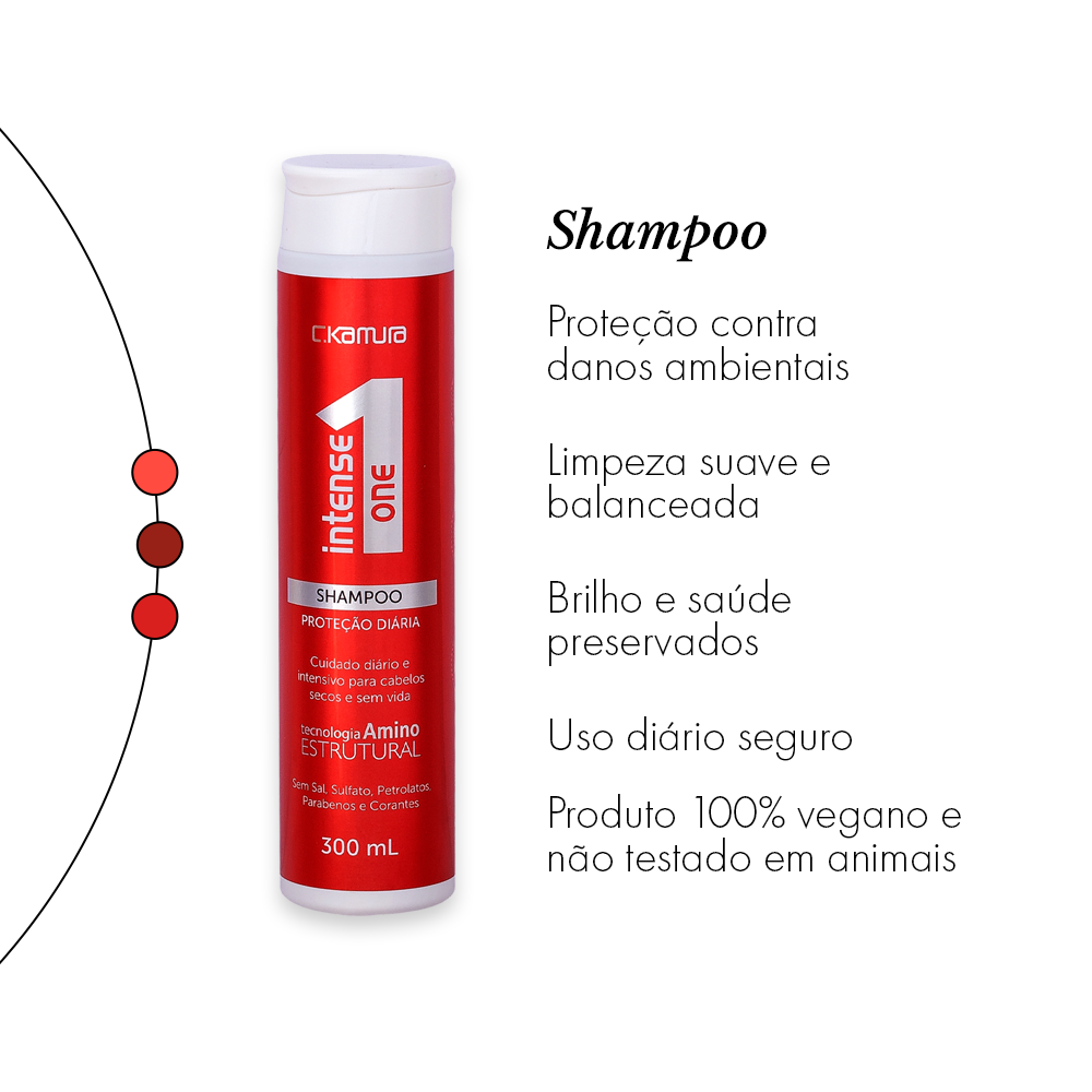 Shampoo Intense One C.Kamura Proteção Diária 300ml