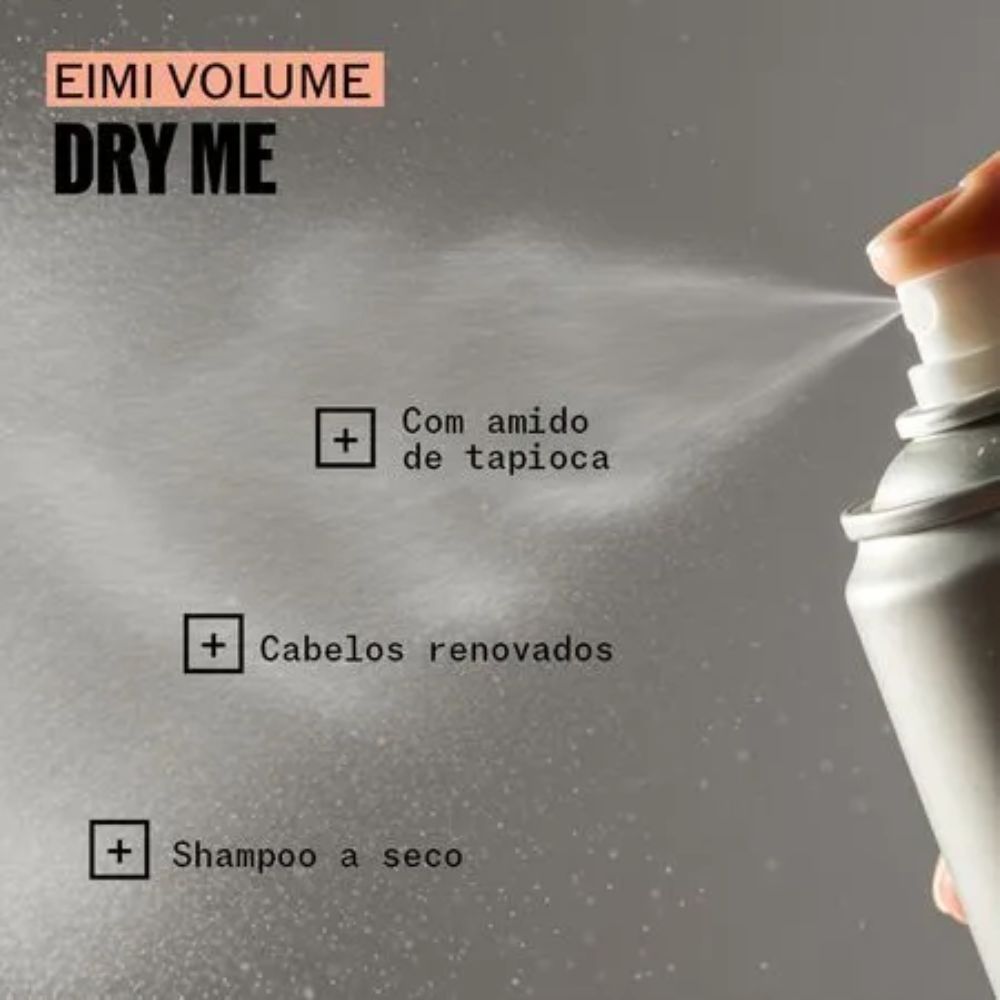 Shampoo a Seco Wella EIMI Dry Me Volume e Textura 180mL