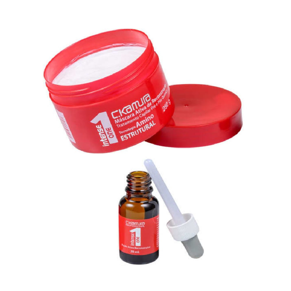 Kit Capilar Pré e Pós Quimica C.Kamura Intense One 270g