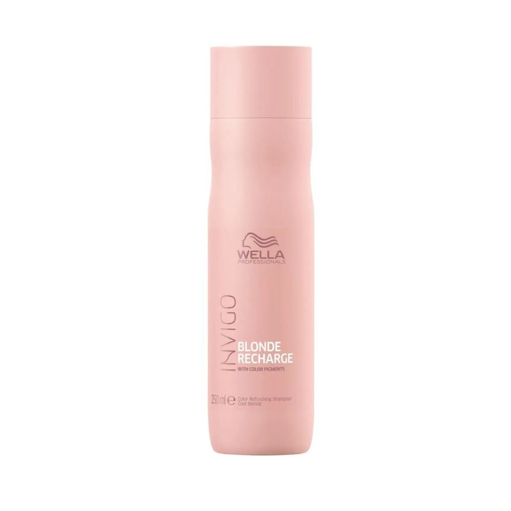 Shampoo Wella Professionals Invigo Blonde Recharge Desamarelador 250mL