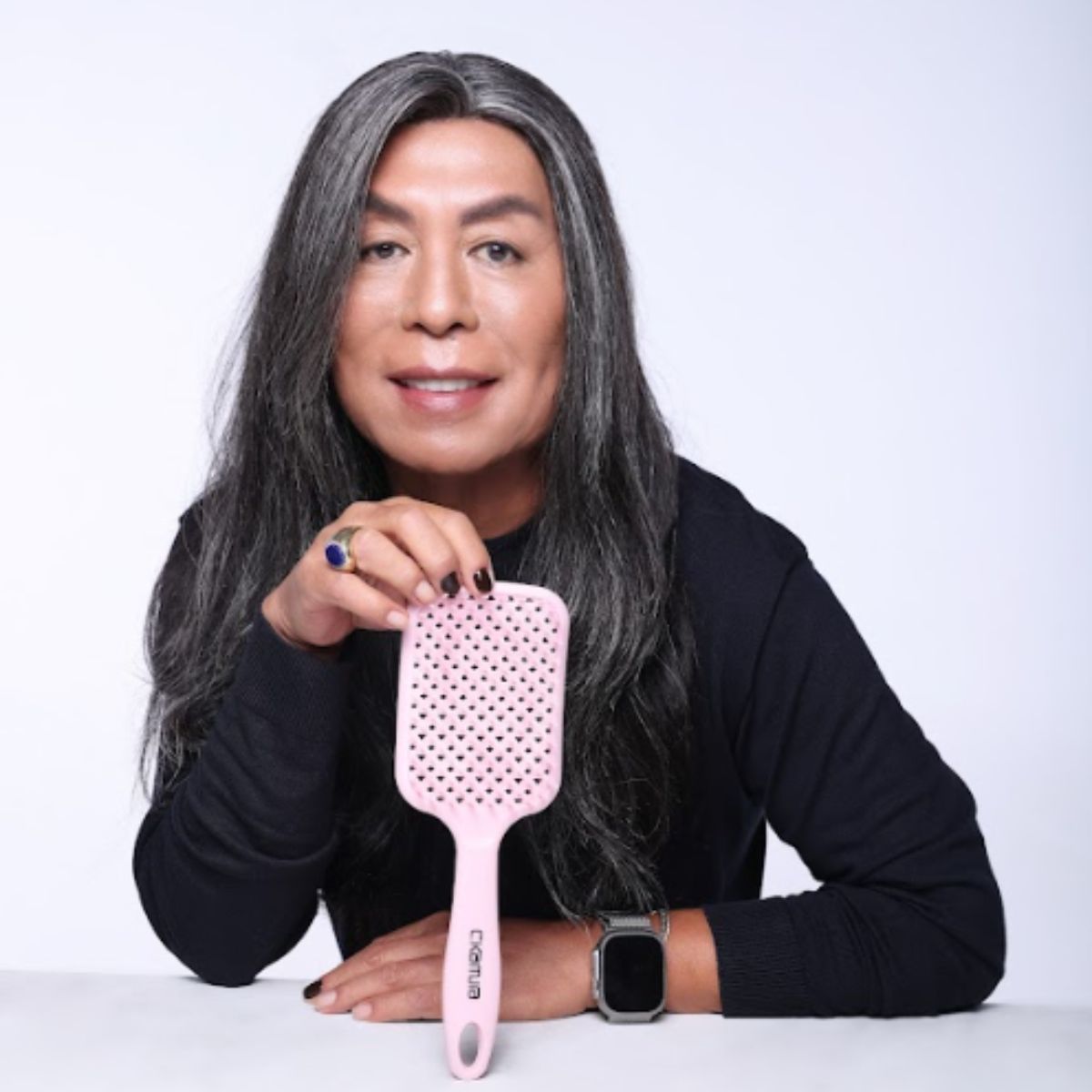 Escova Raquete Slide C.Kamura: Desembaraço Flexível e Rápido