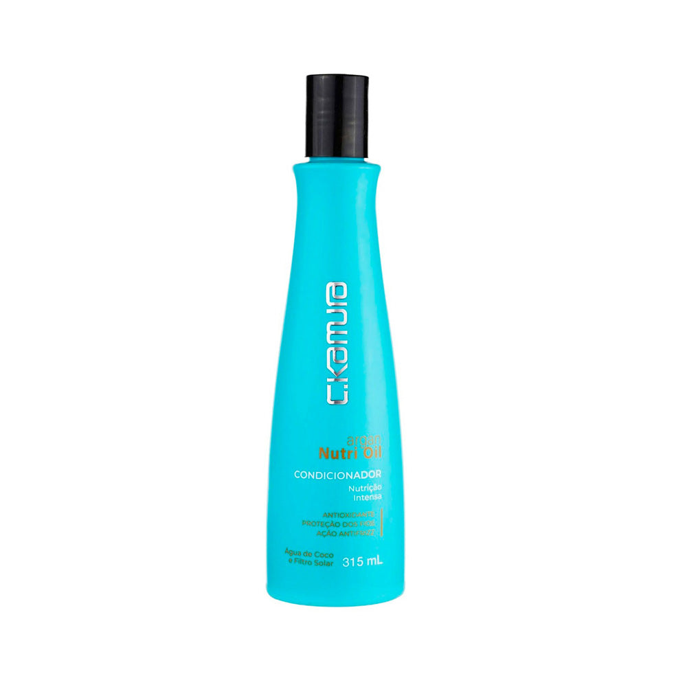 Kit C.Kamura Argan Nutri Oil 4 em 1 com Escova Espiral