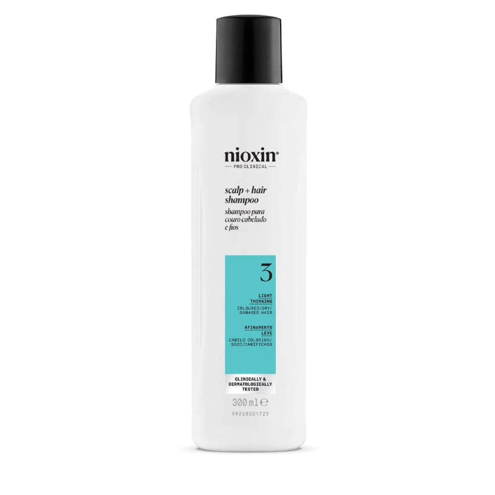 Shampoo Nioxin System 3 Proteção da Cor e Espessura 300mL