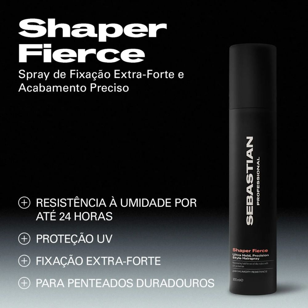 Fixador Sebastian Professionals Shaper Fierce Fixação Forte 300mL