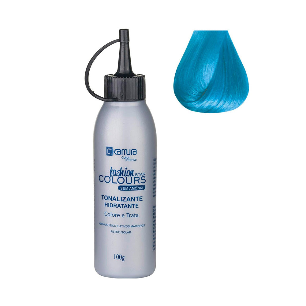 Tonalizante C.Kamura Color Intense Blue Sky Banho De Brilho 100g