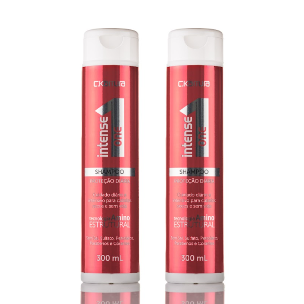 Kit 2 Shampoos Intense One C.Kamura Proteção Diária 300ml