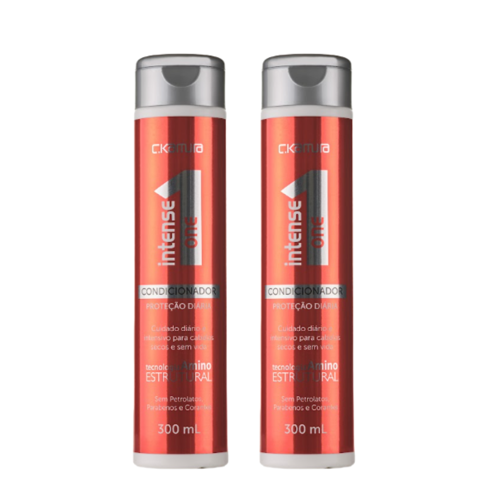 Kit 2 Condicionadores Intense One Proteção Diária C.Kamura 300ml