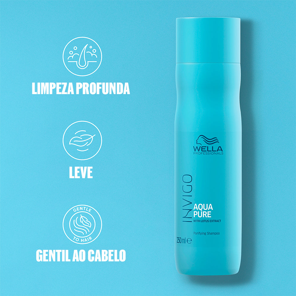 Shampoo Purificante Professionals Invigo Balance Aqua Pure 250mL Wella