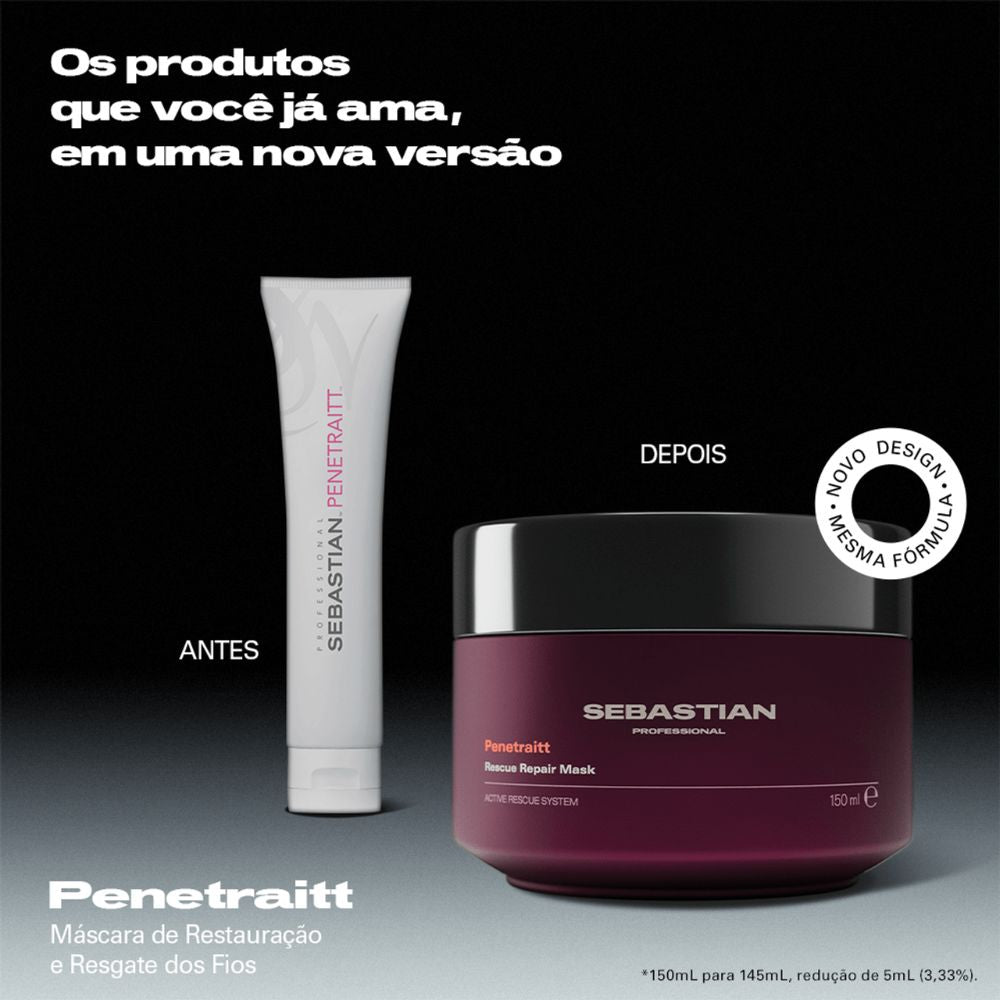 Máscara Sebastian Professionals Penetraitt Reconstrução Intensiva 145mL