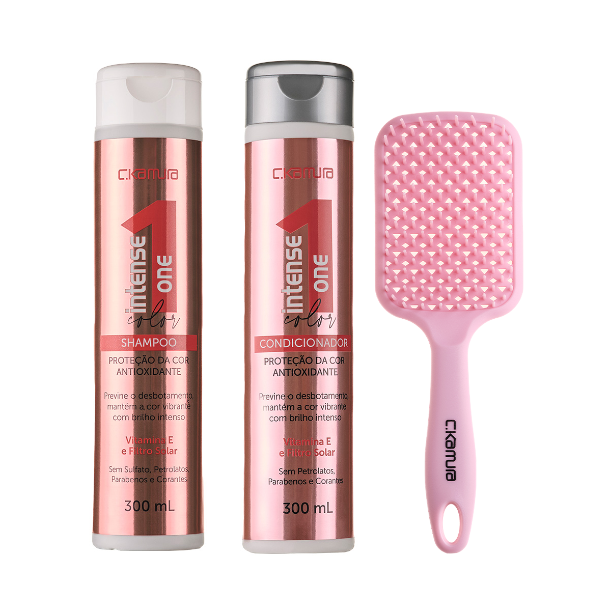 Kit C.Kamura Color com Shampoo, Condicionador e Escova