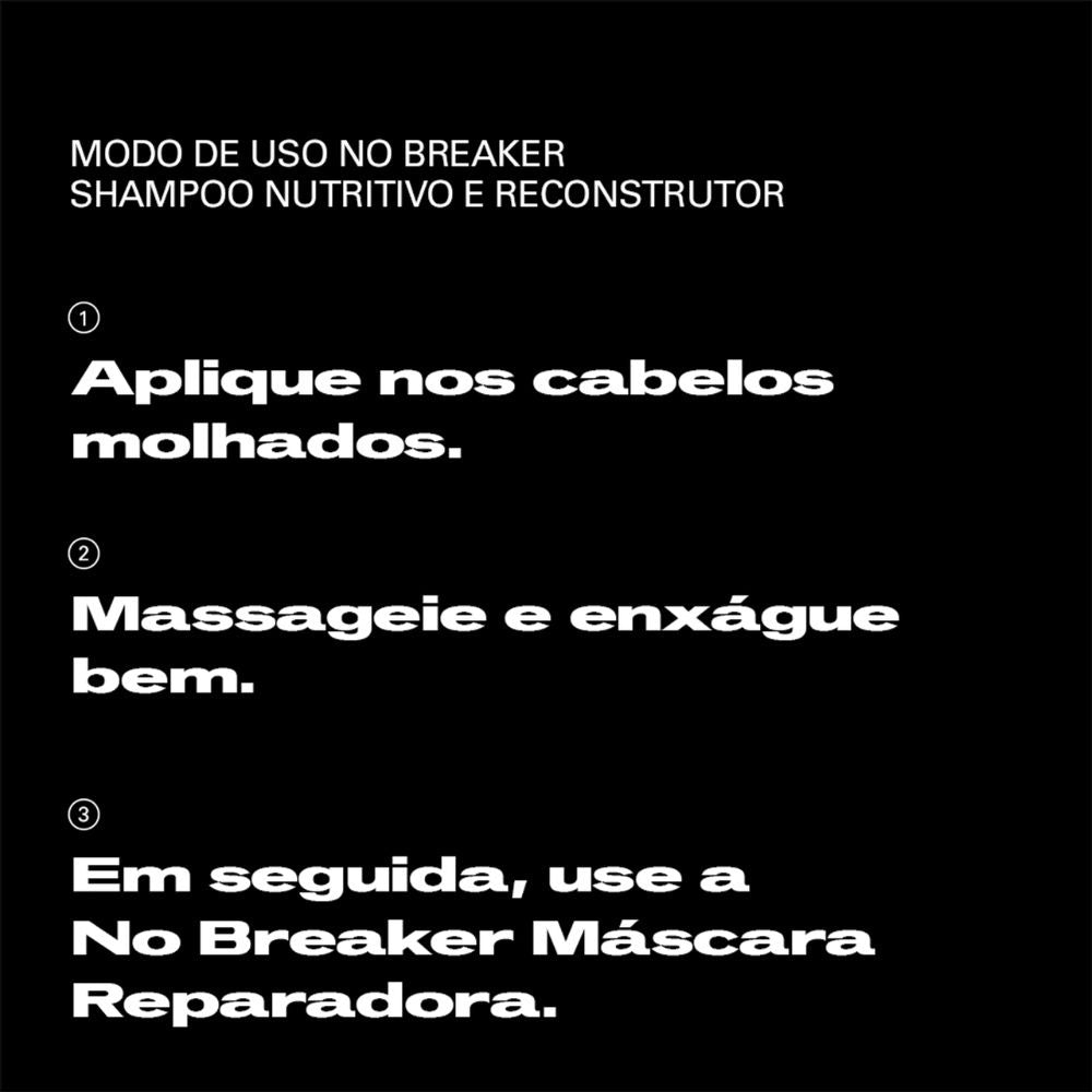 Shampoo Sebastian Professionals No Breaker Fortalecedor e Reconstrutor 280mL