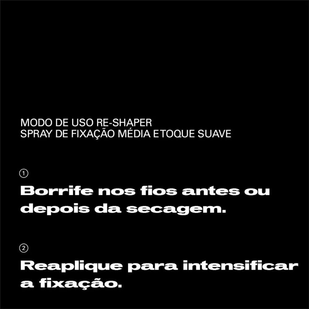 Spray Fixador Sebastian Professionals Re-Shaper Fixação Forte e Flexível 300mL