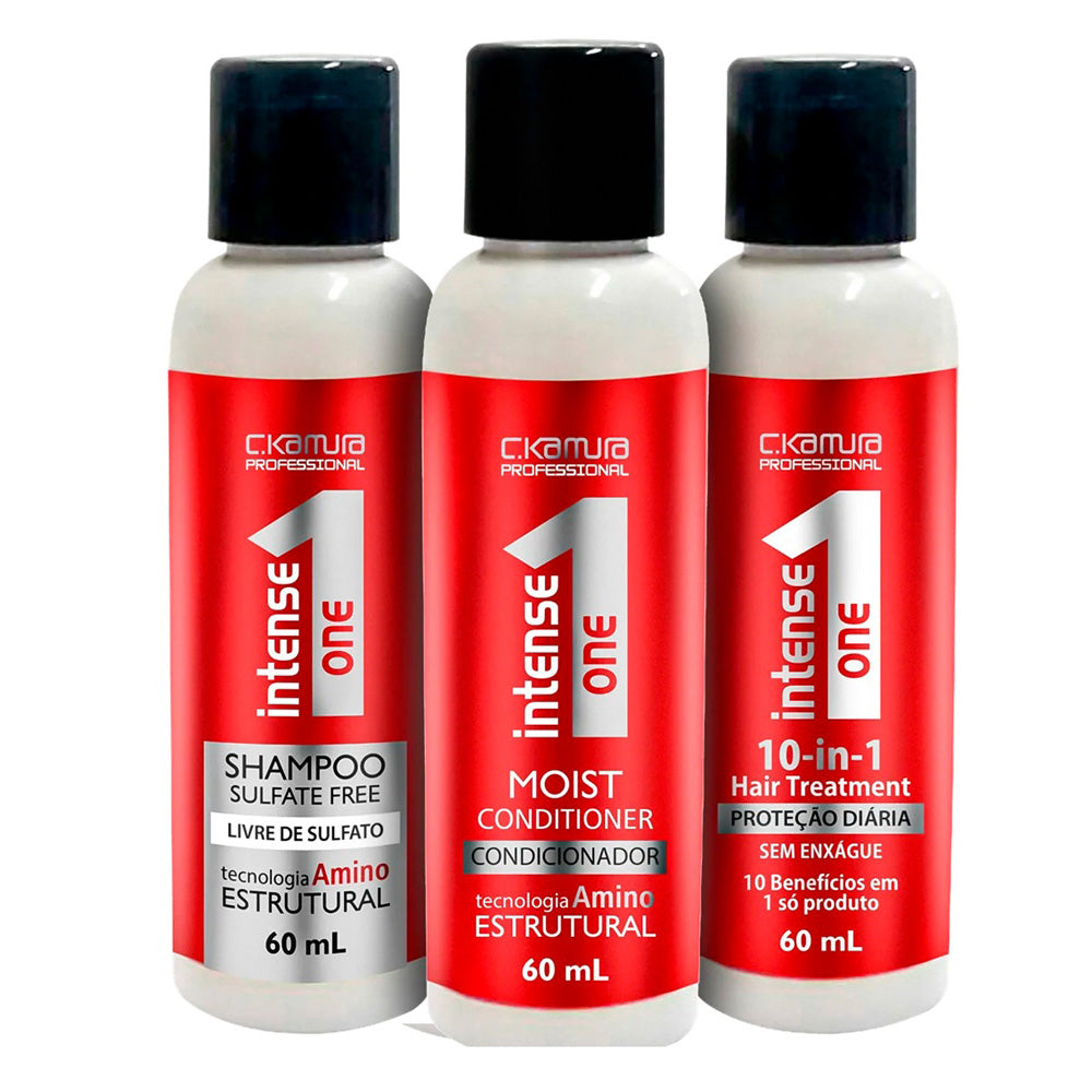 Kit Intense One Proteção Diária C.Kamura 3 Produtos 180ml