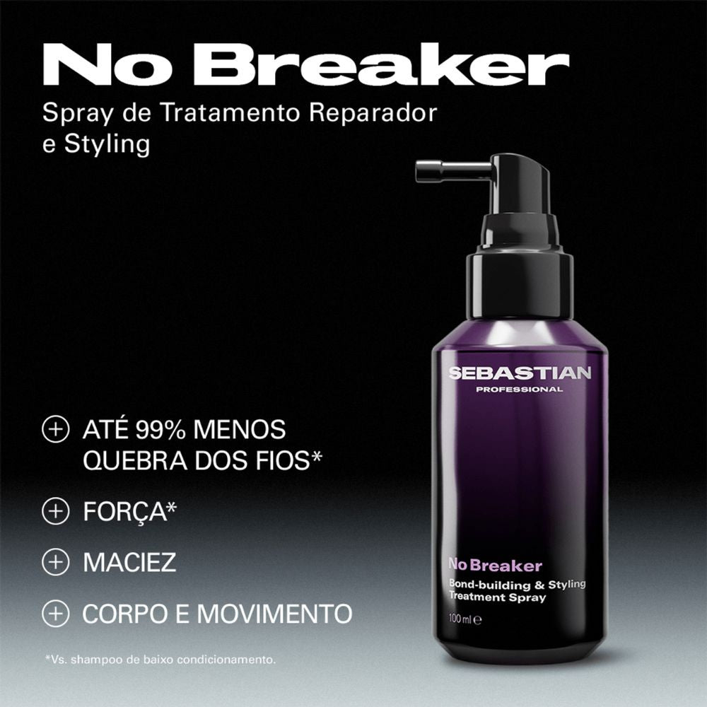 Spray Leave-in Sebastian Professionals No Breaker Reparação e Força 100mL