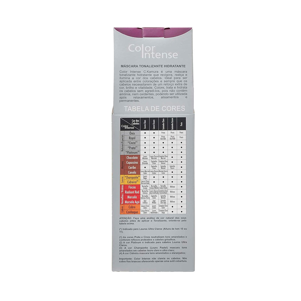 Kit 3 Tonalizantes C.Kamura Color Intense Canela Banho De Brilho 100g