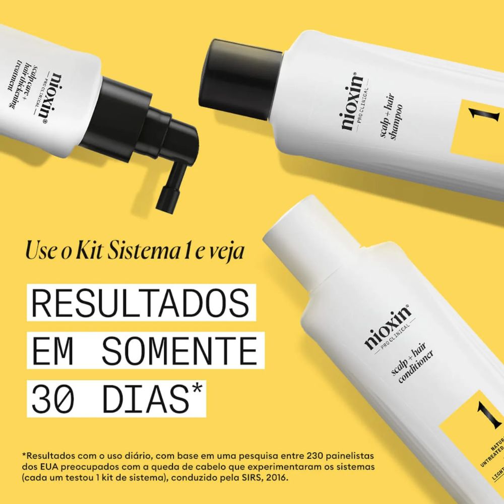 Shampoo Nioxin System 1 Antiqueda e Fortificante 300mL