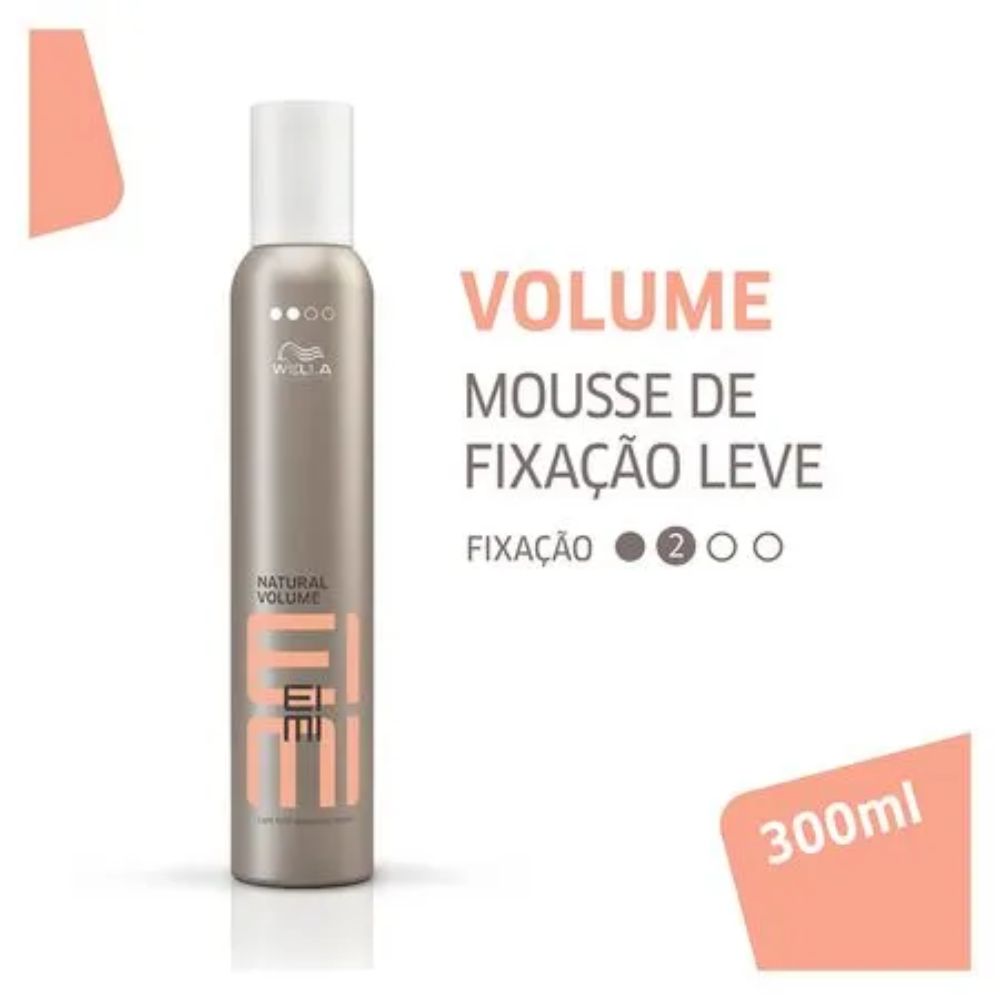 Mousse Ativador de Cachos Wella Eimi Nutrição Natural 300mL